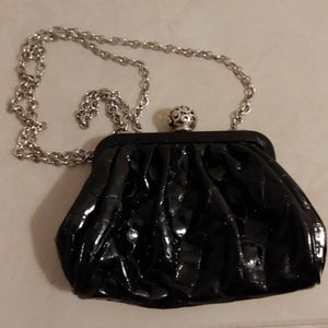 Mini Brighton leather crossbody clutch